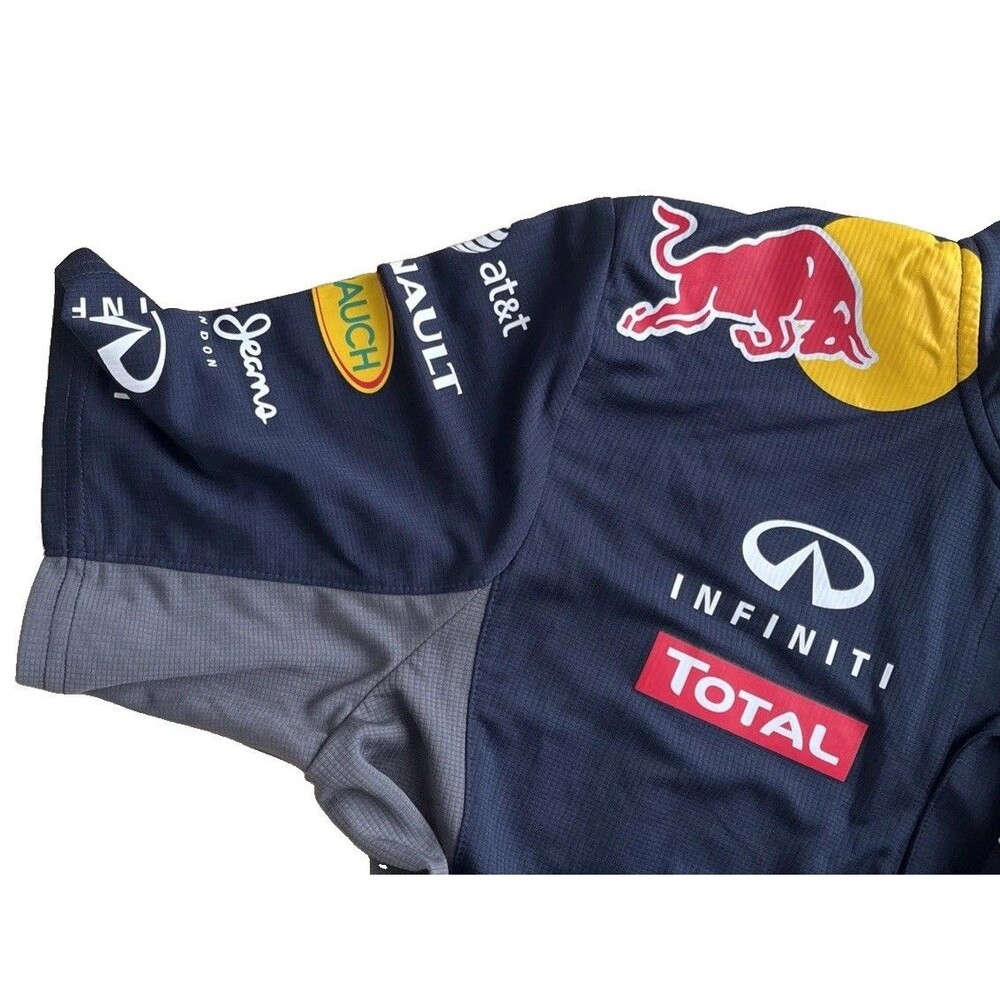 Pepe Jeans Red Bull Racing Formula 1 Racing Medium Infinity Polo - Picture 3 of 12